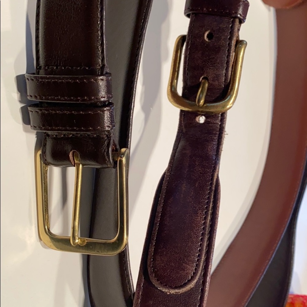 Leather Coach Belts